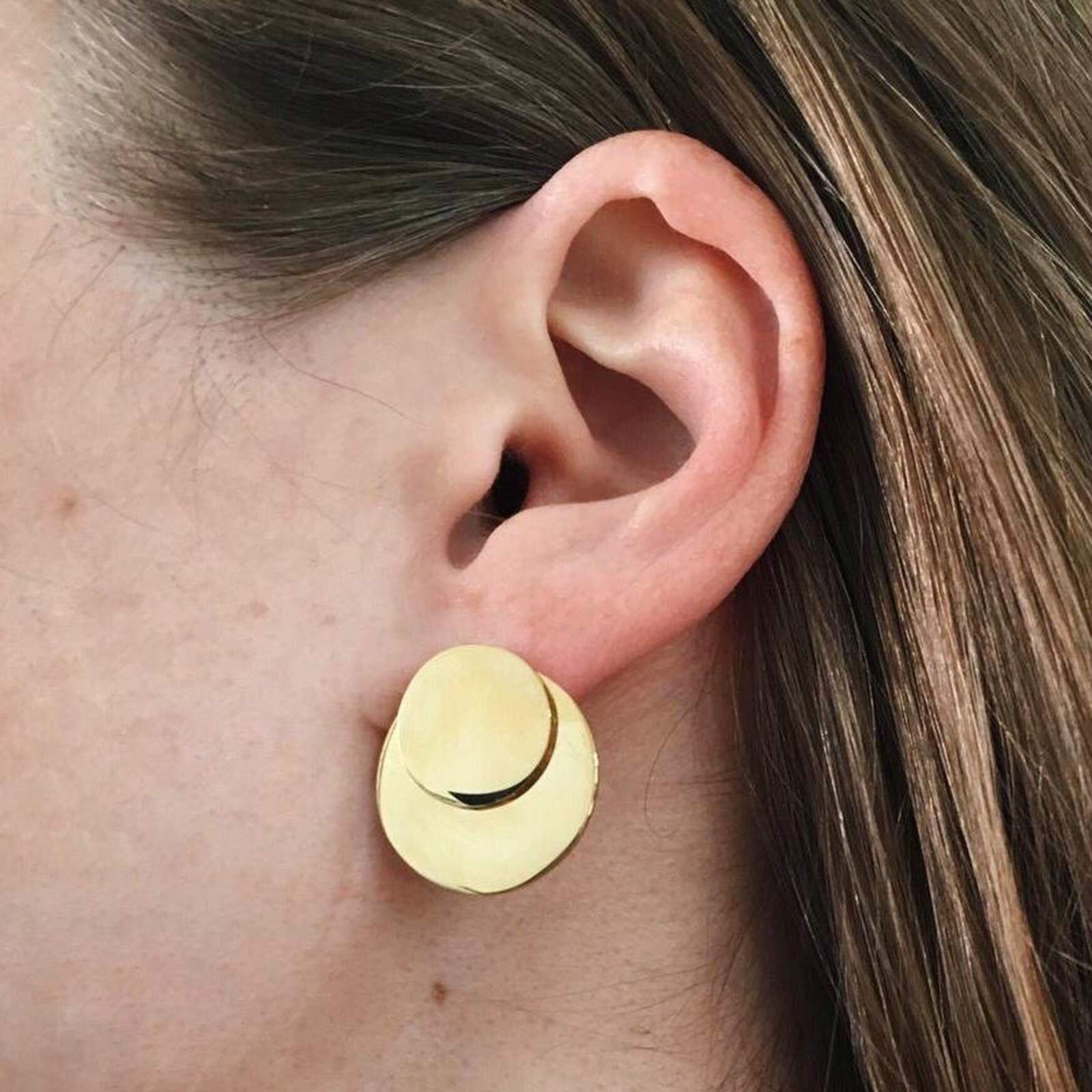 Dual Earrings gold