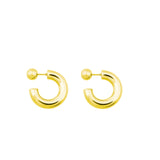 Hoopdot Earrings gold