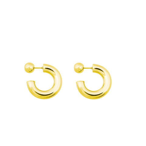 Hoopdot Earrings gold