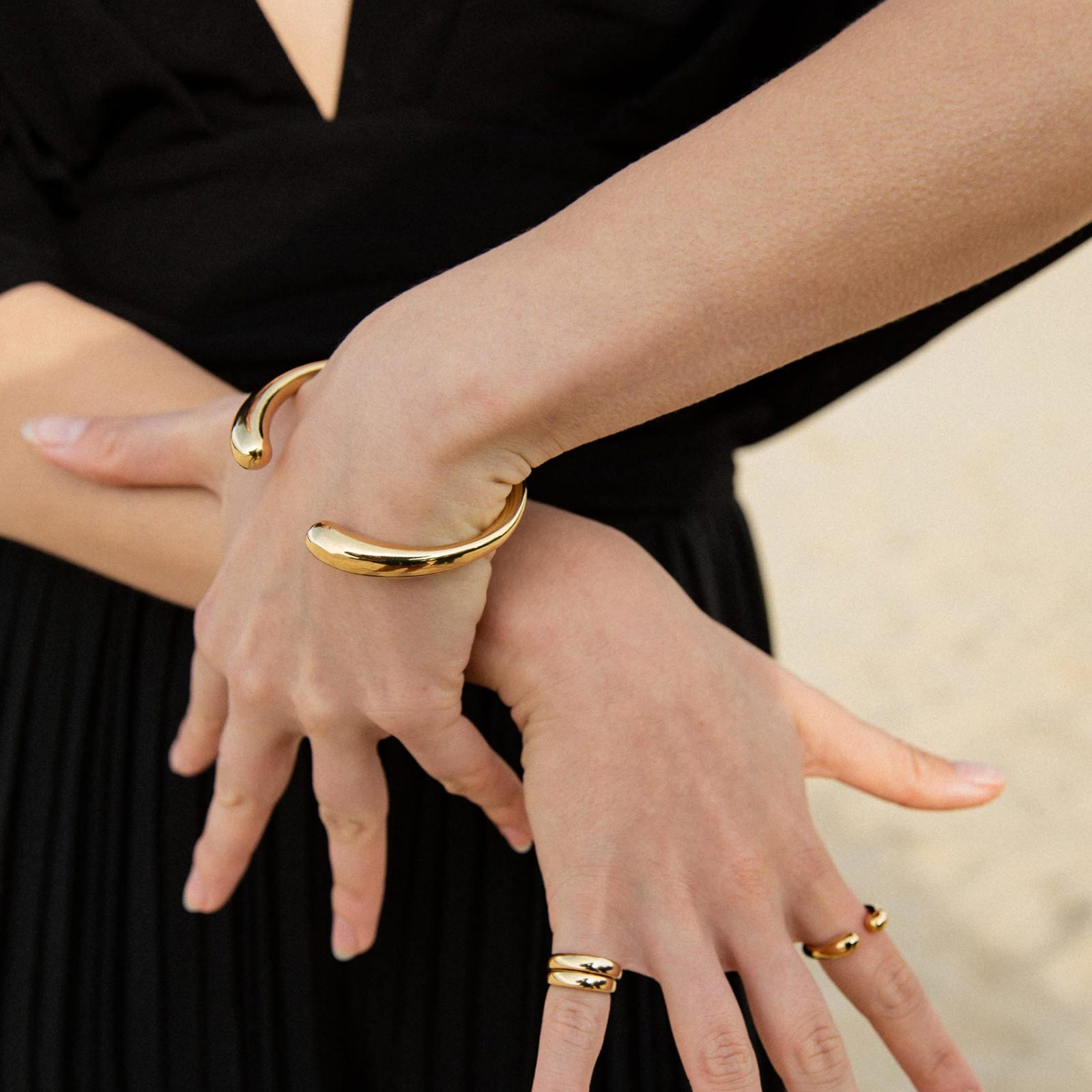 Melt Bracelet gold