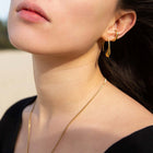 Melt Earrings gold