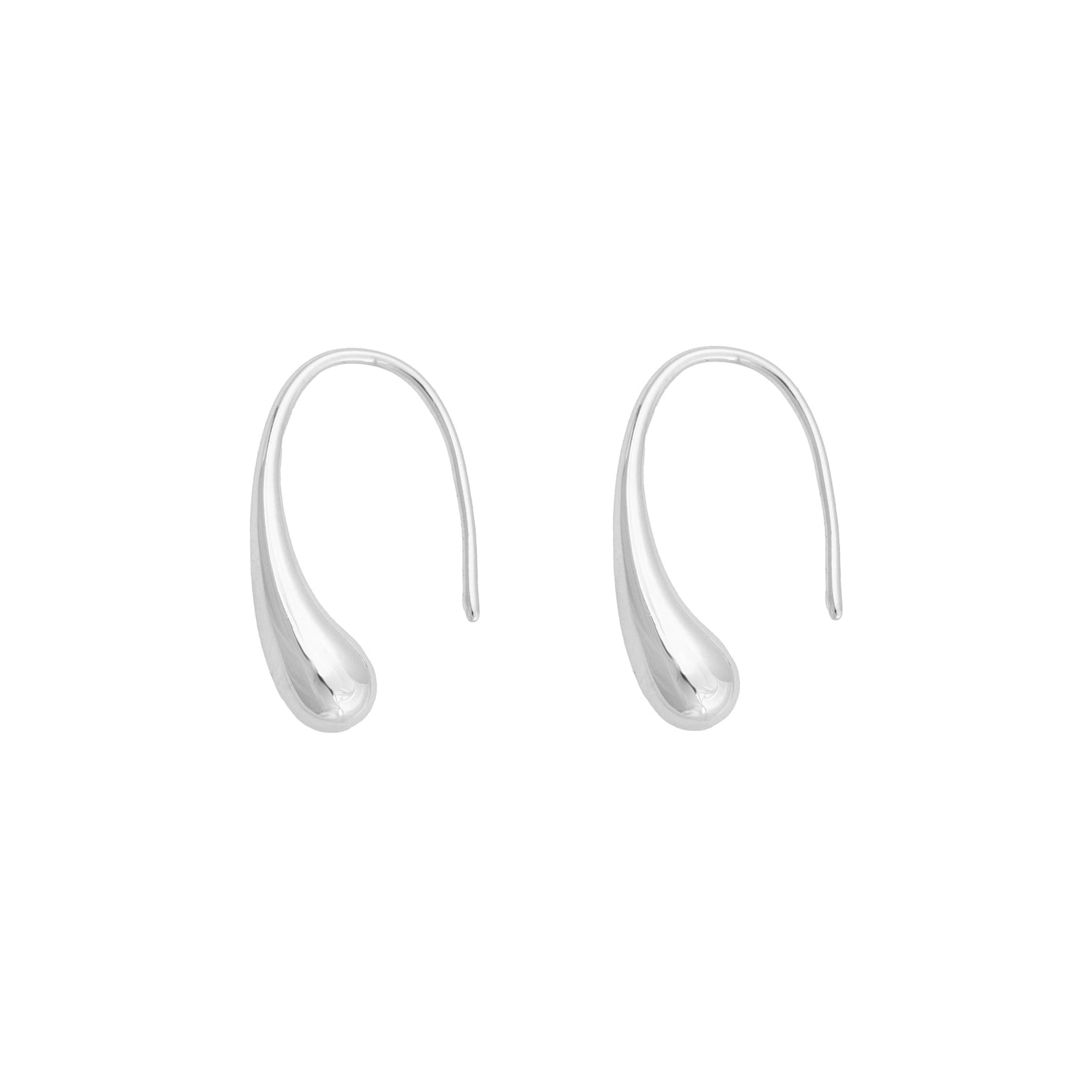 Melt Earrings silver