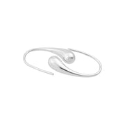 Melt Earrings silver