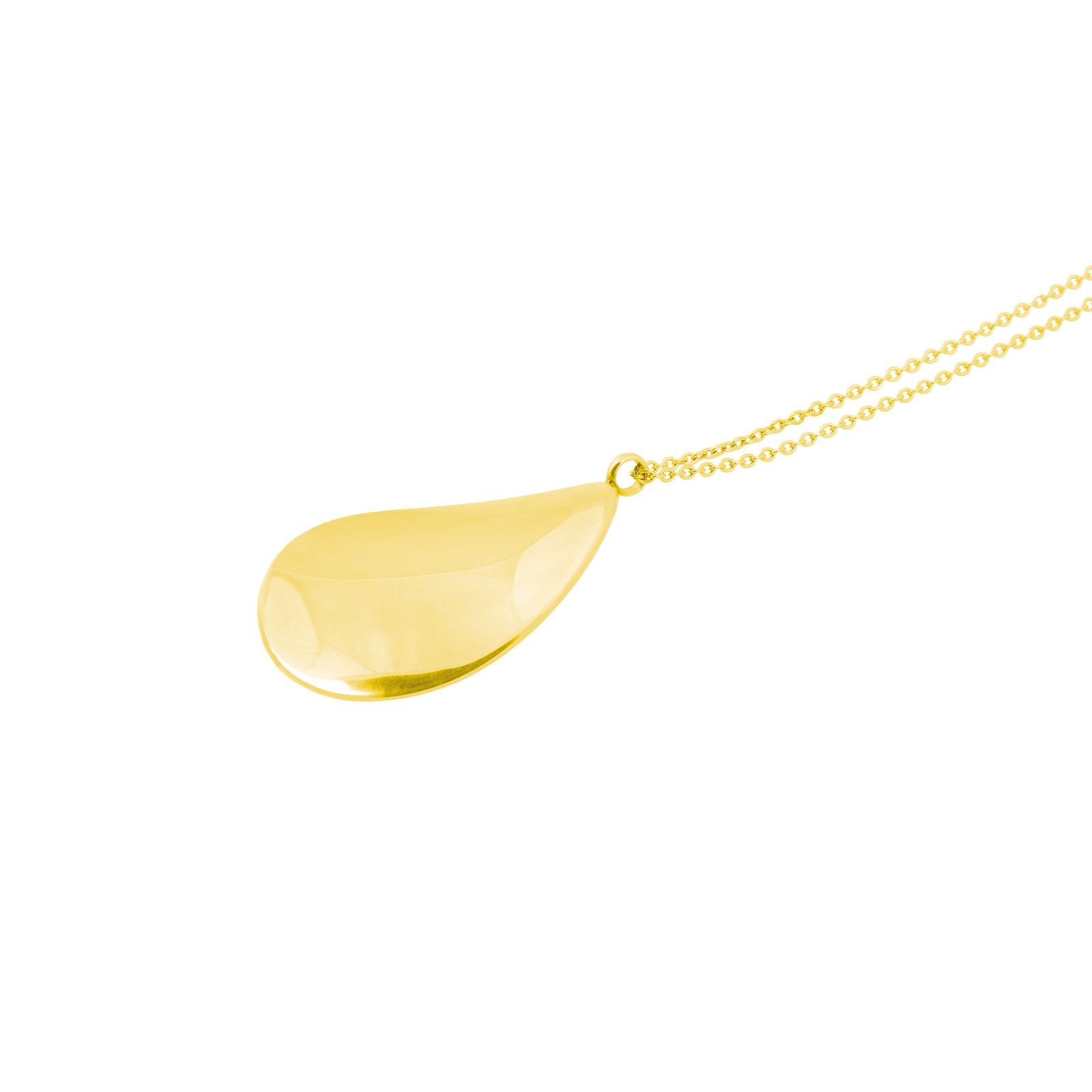 Sculp Necklace gold