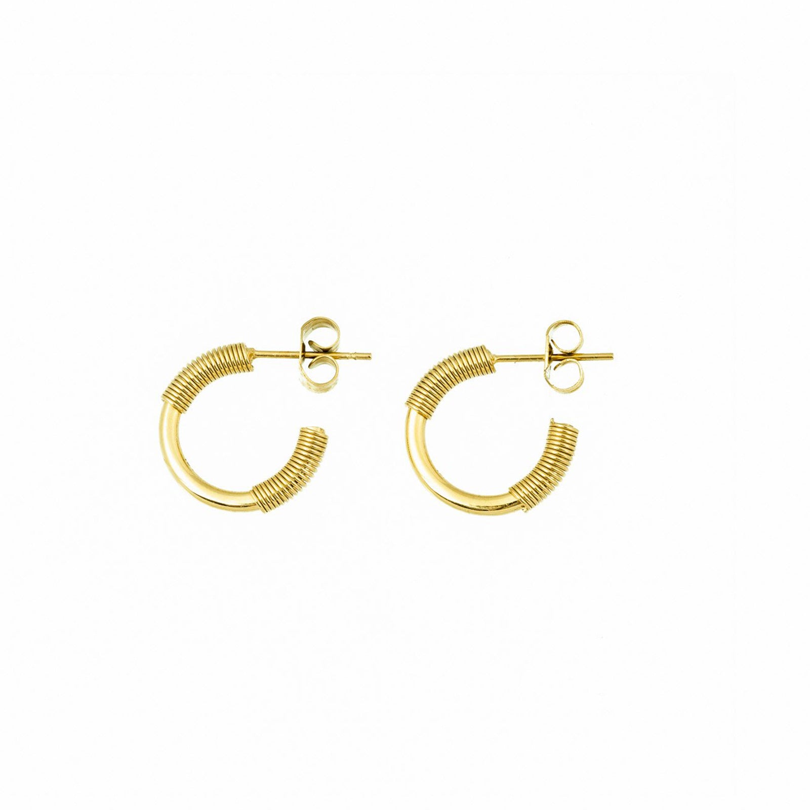 Spiral Earrings gold