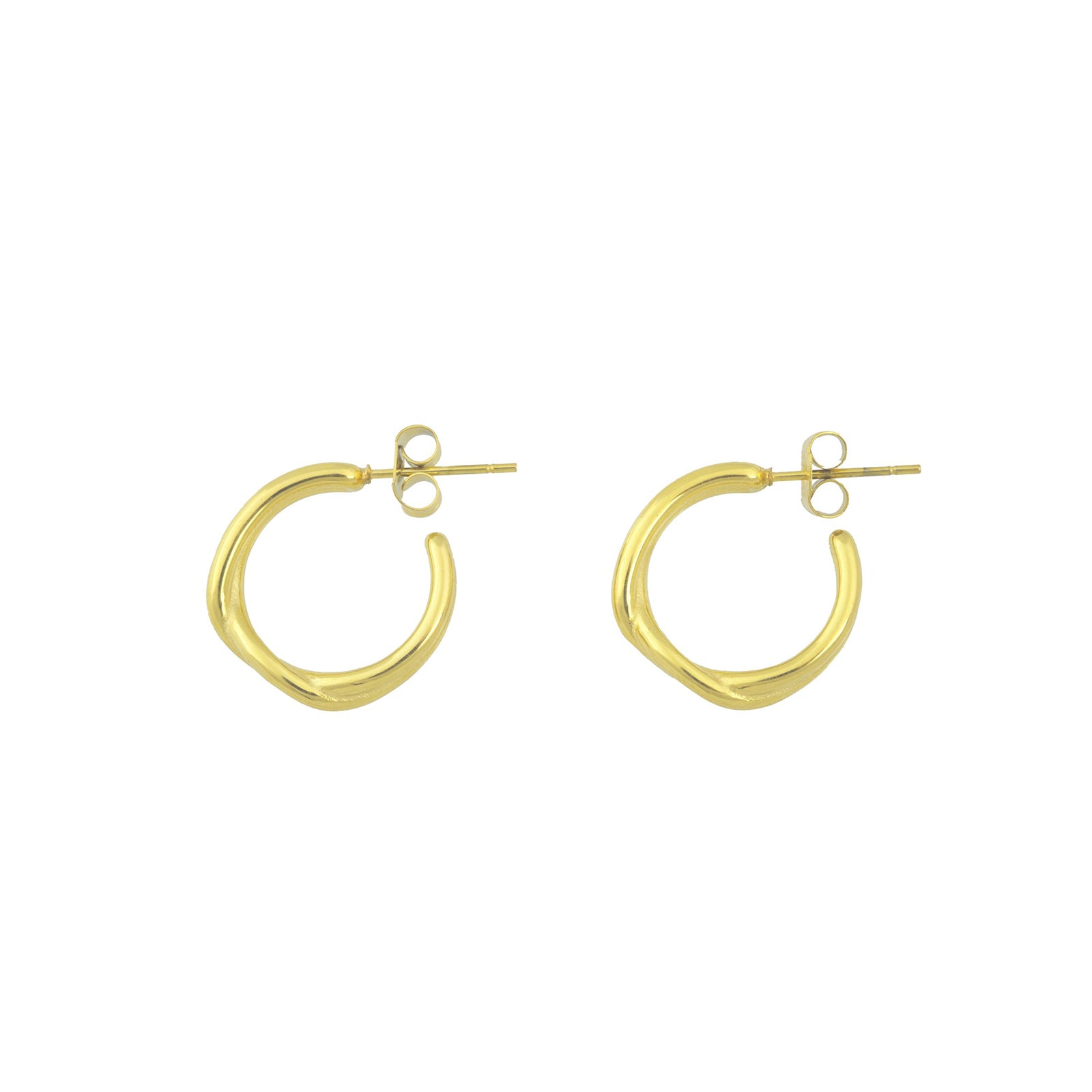 Twine Earrings gold