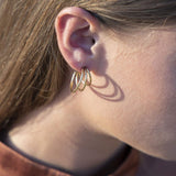 Wire Earrings gold