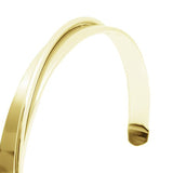 Curved Bracelet gold