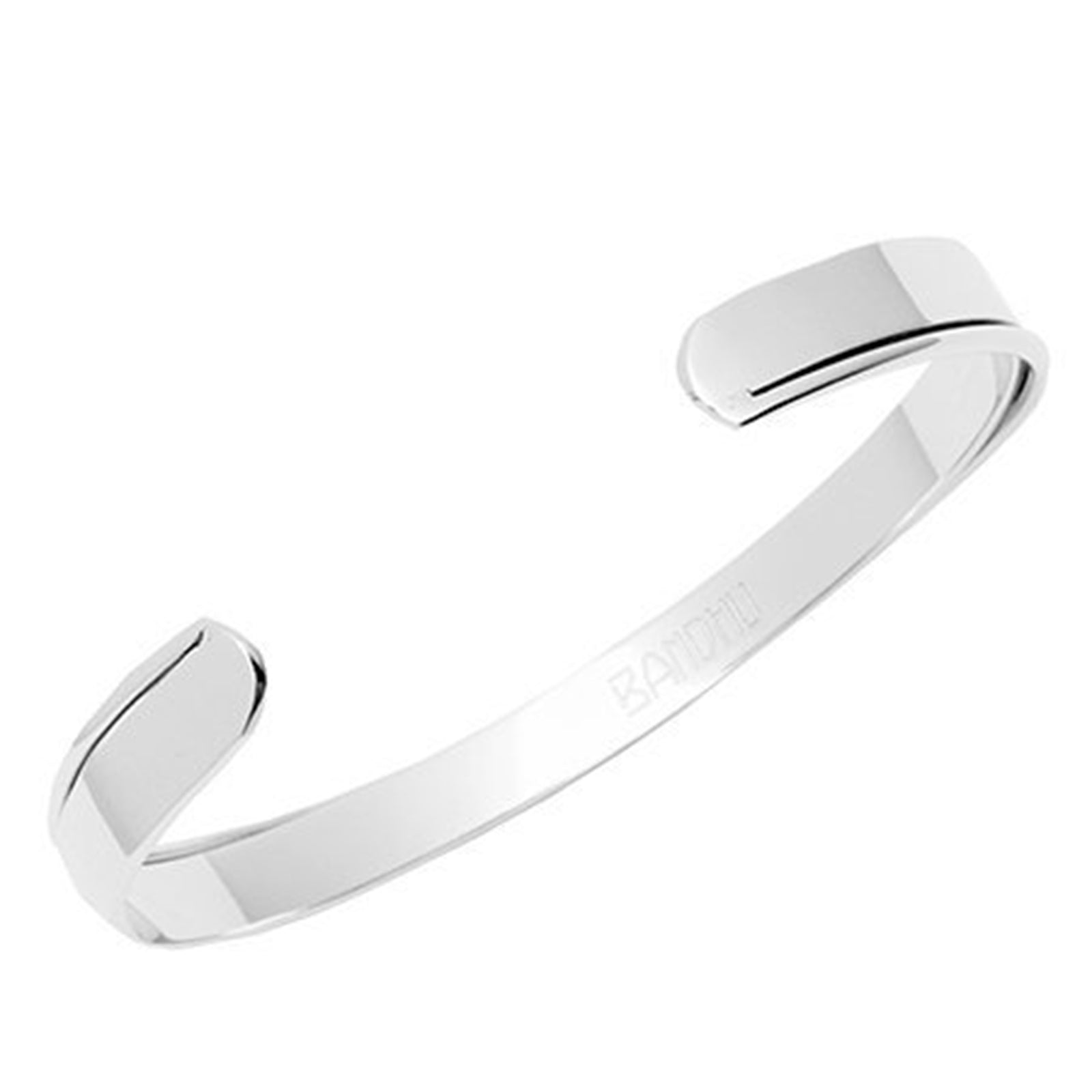 Curved Bracelet silver