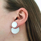 Dual Earrings silver