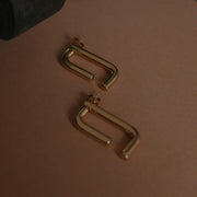 Linked Earrings gold