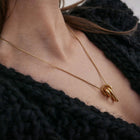 Linked Necklace gold