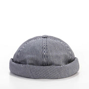 Miki Hat stripes blue Beton Cire