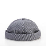 Miki Hat stripes blue