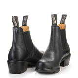 #1671 W Heeled Boot black