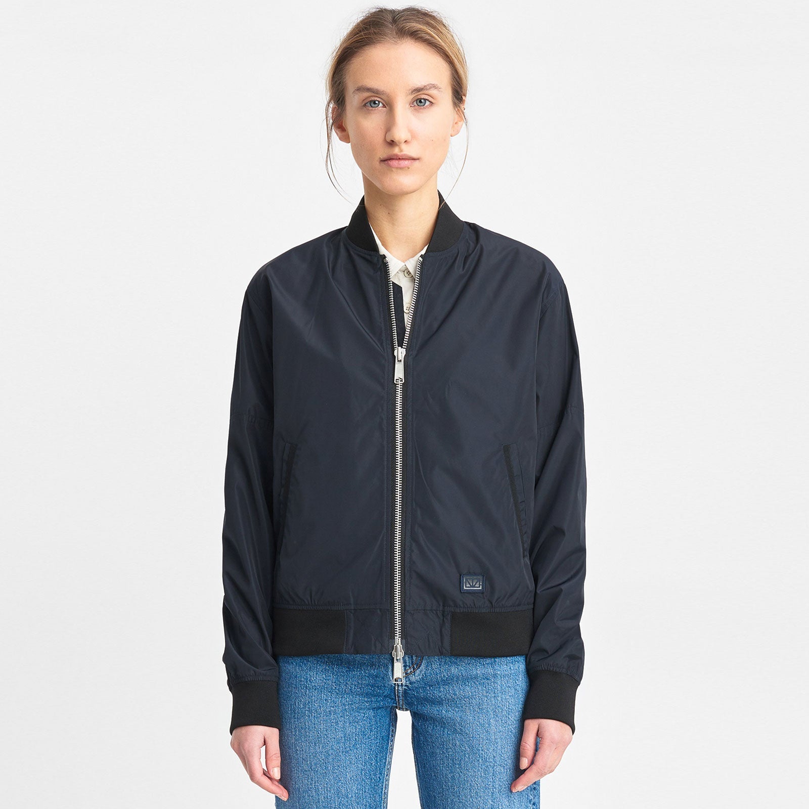 A.J Bomber Jacket dark navy