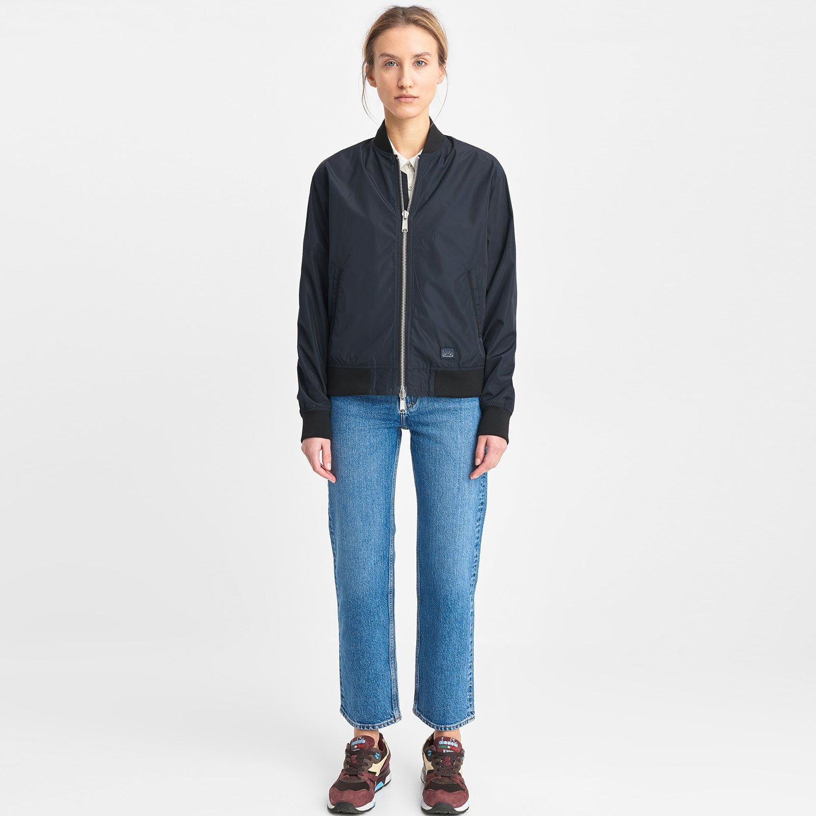 A.J Bomber Jacket dark navy