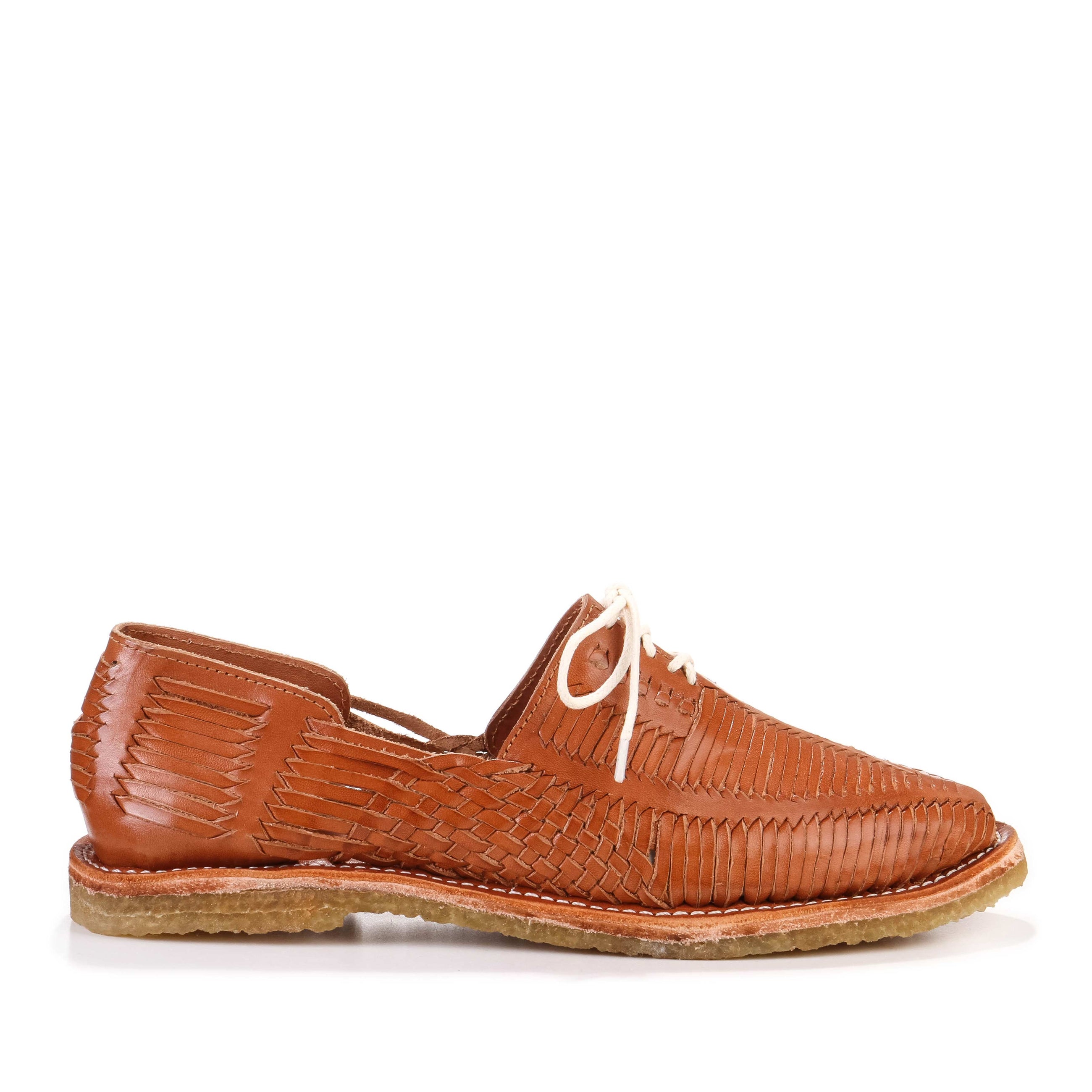 Benito Natural Crepe Shoe cognac