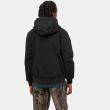 Hooded Sail Jacket Black/White