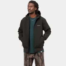 Hooded Sail Jacket Black/White