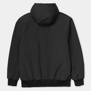 Hooded Sail Jacket Black/White