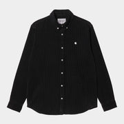 L/S Madison Cord Shirt black / wax