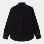 Madison Cord Shirt black / wax