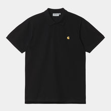 S/S Chase Pique Polo black/gold