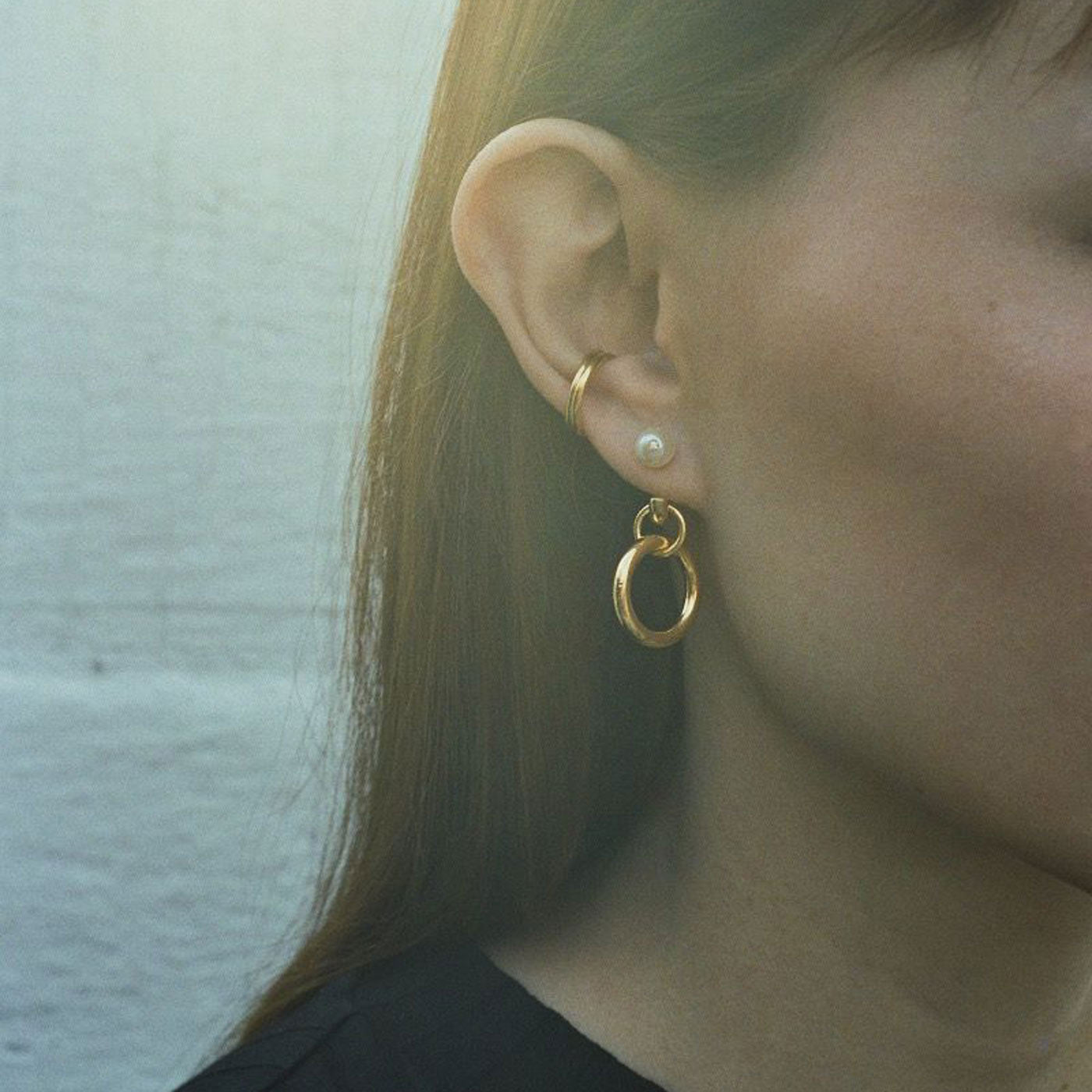 Twin Mini Ear Cuff gold