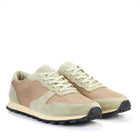 Hayward aloe green oyster tan suede