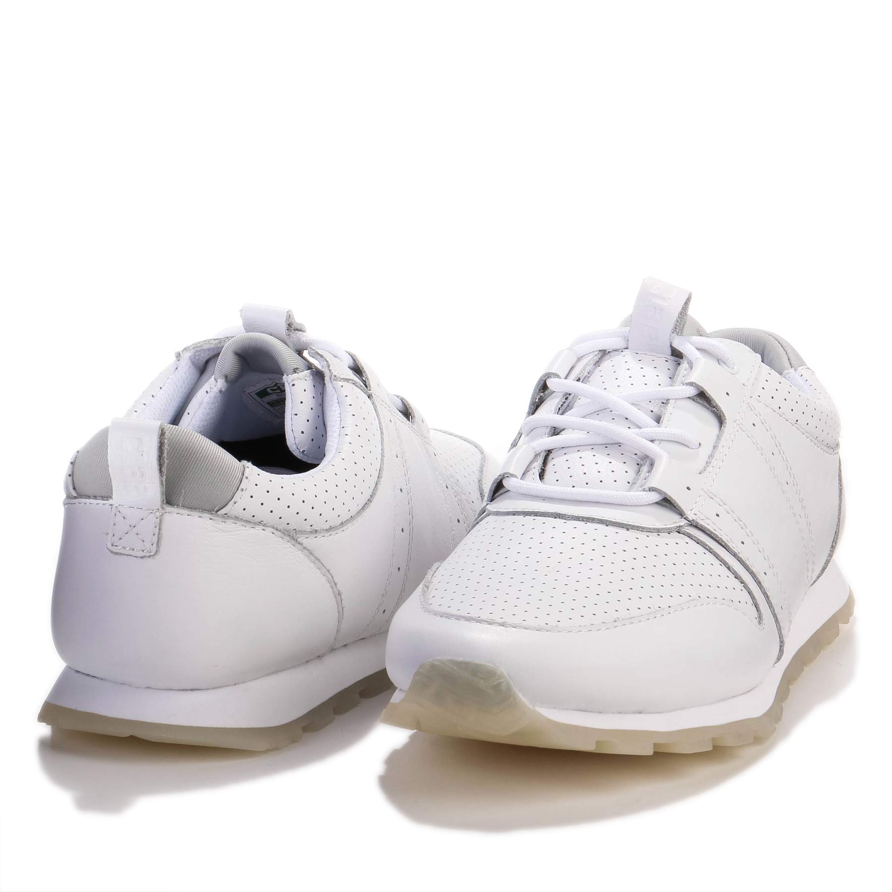 Mills Runner white tumbled leather