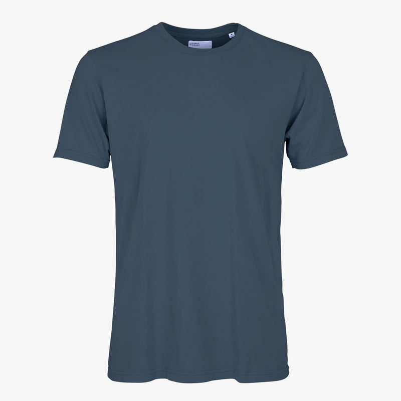 Classic Organic Tee petrol blue