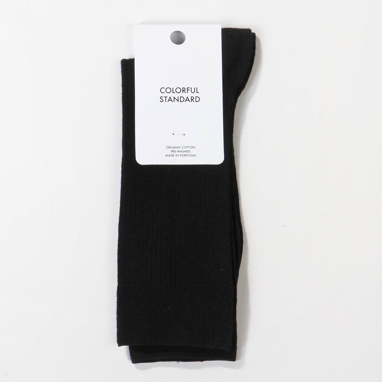 Men Classic Organic Socks deep black