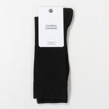 Men Classic Organic Socks deep black