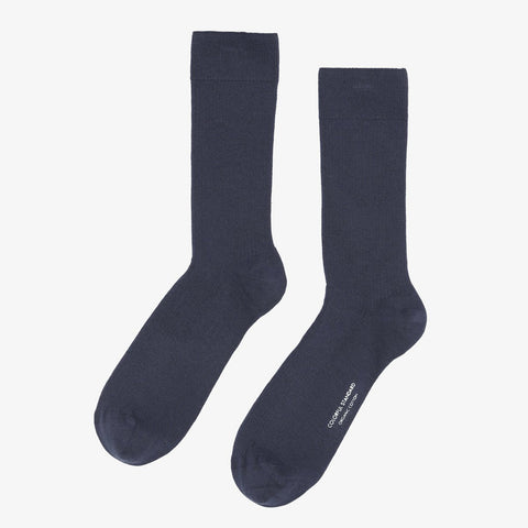 Men Classic Organic Socks navy blue