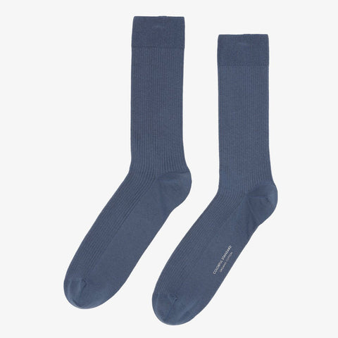 Men Classic Organic  Socks petrol blue