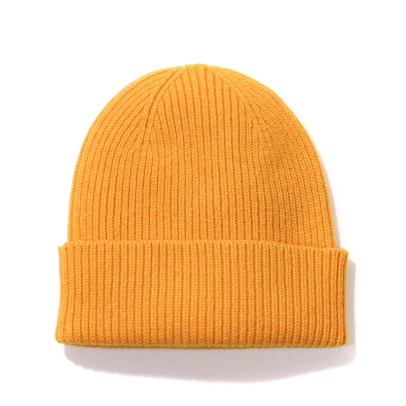 Merino Wool Beanie burned yellow