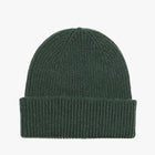 Merino Wool Beanie emerald green