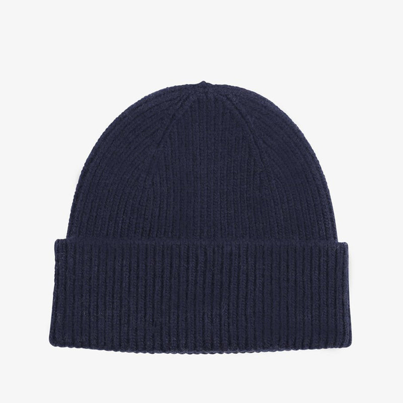 Merino Wool Beanie navy blue