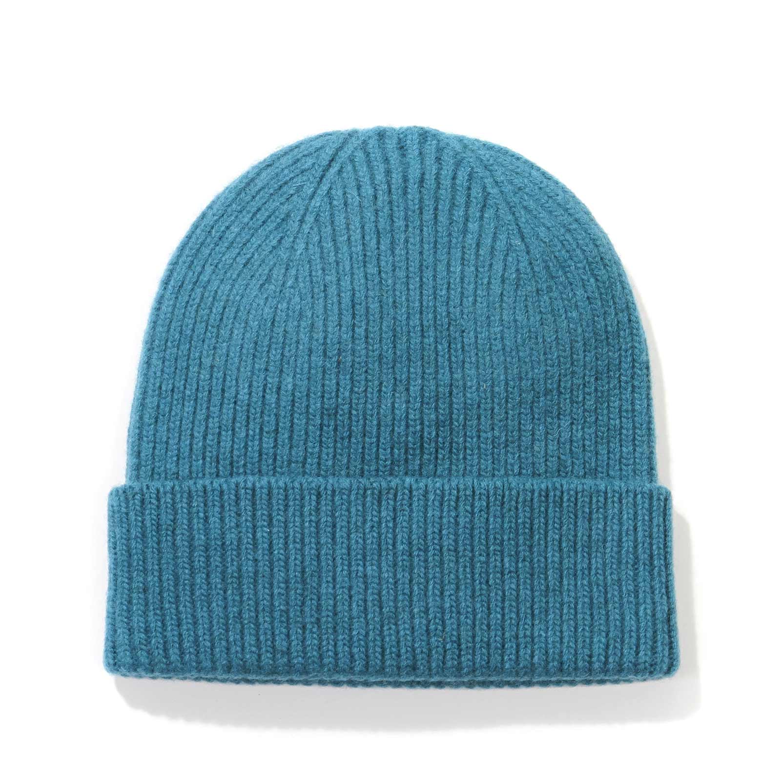 Merino Wool Beanie ocean green