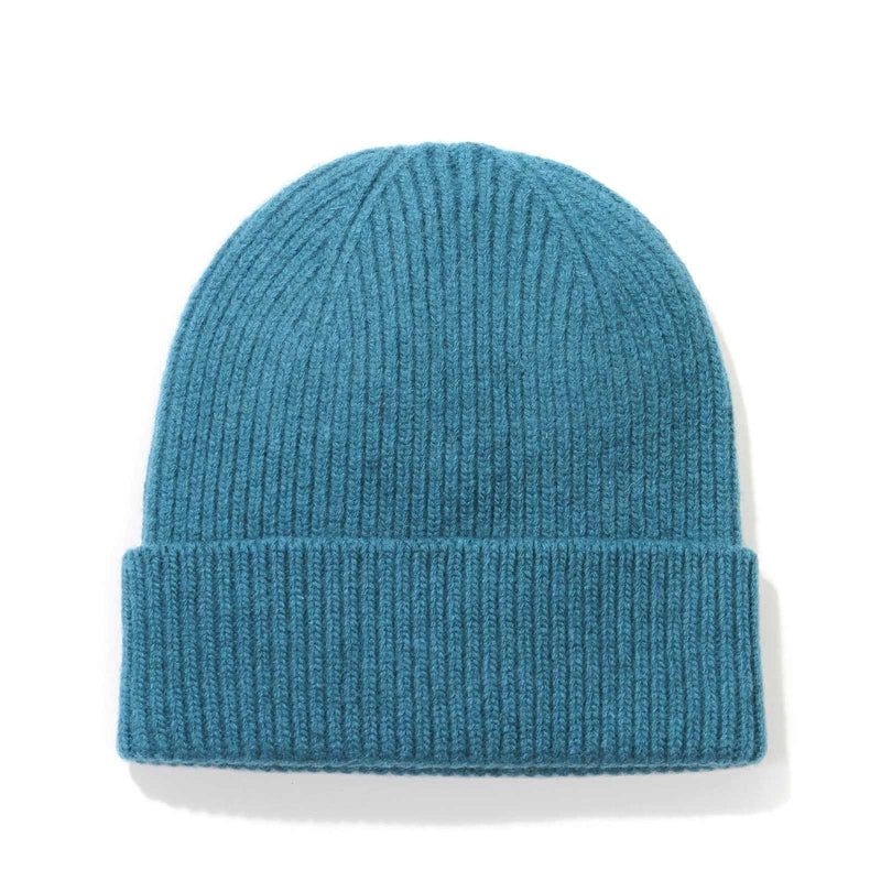 Merino Wool Beanie ocean green