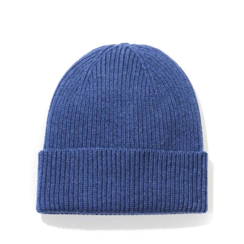 Merino Wool Beanie royal blue