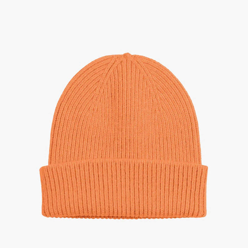 Merino Wool Beanie sandstone orange