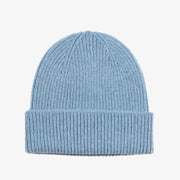 Merino Wool Beanie stone blue