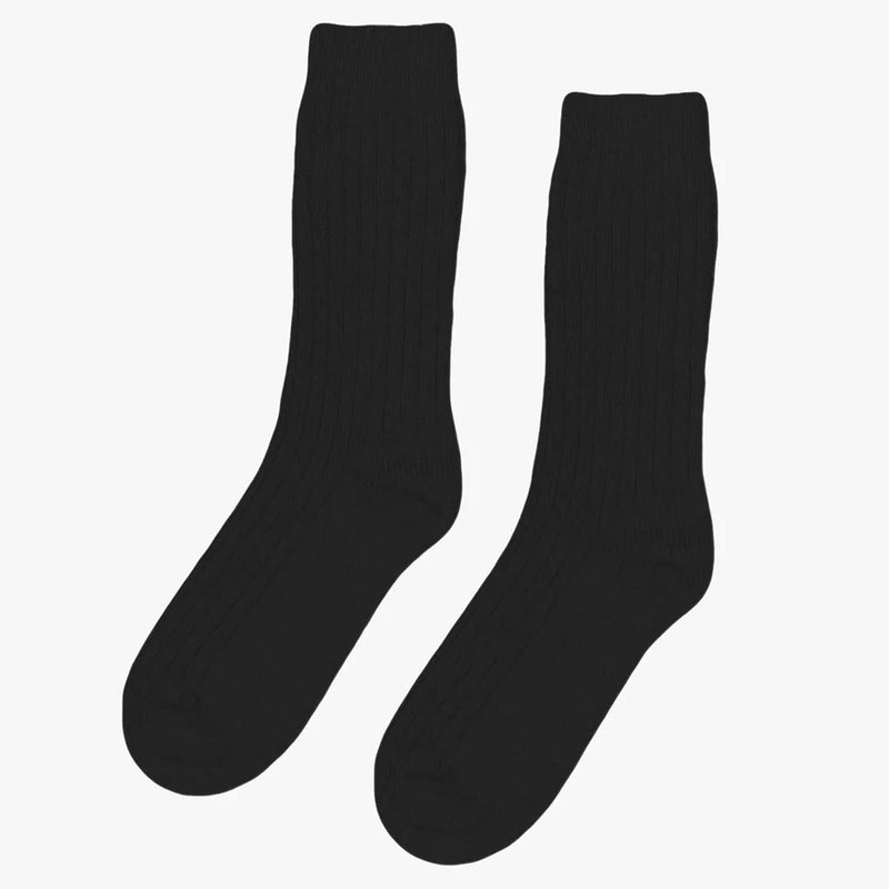 Merino Wool Blend Socks black