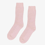 Merino Wool Blend Socks faded pink
