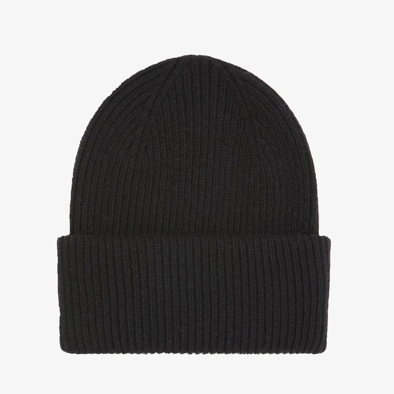Merino Wool Hat deep black