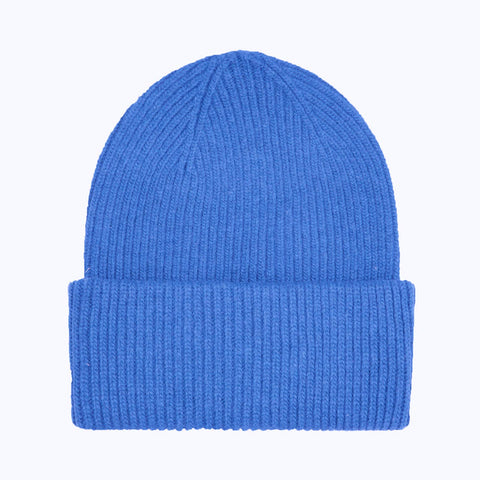 Merino Wool Hat pacific blue