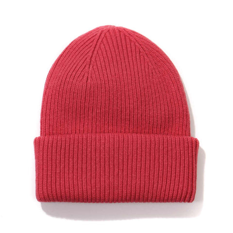 Merino Wool Hat raspberry pink