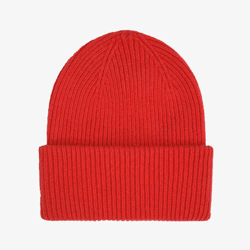Merino Wool Hat scarlet red
